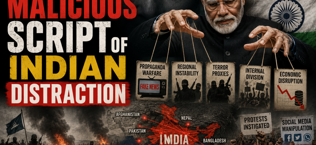 The Malicious Script of Indian Distraction