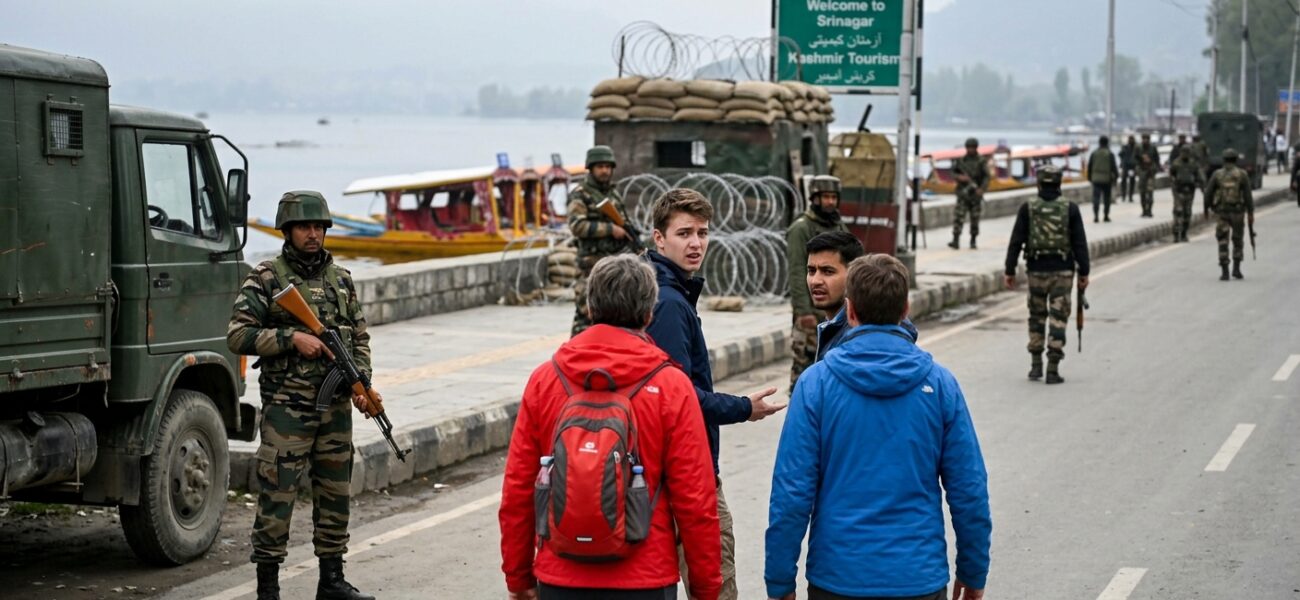 Kashmir Tourism Under Military Shadow as Tourists Question Heavy Militarization