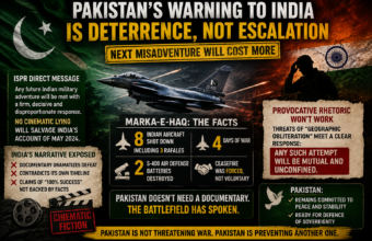 Pakistan Warns India Against Future Military Miscalculation, Calls Message Deterrence