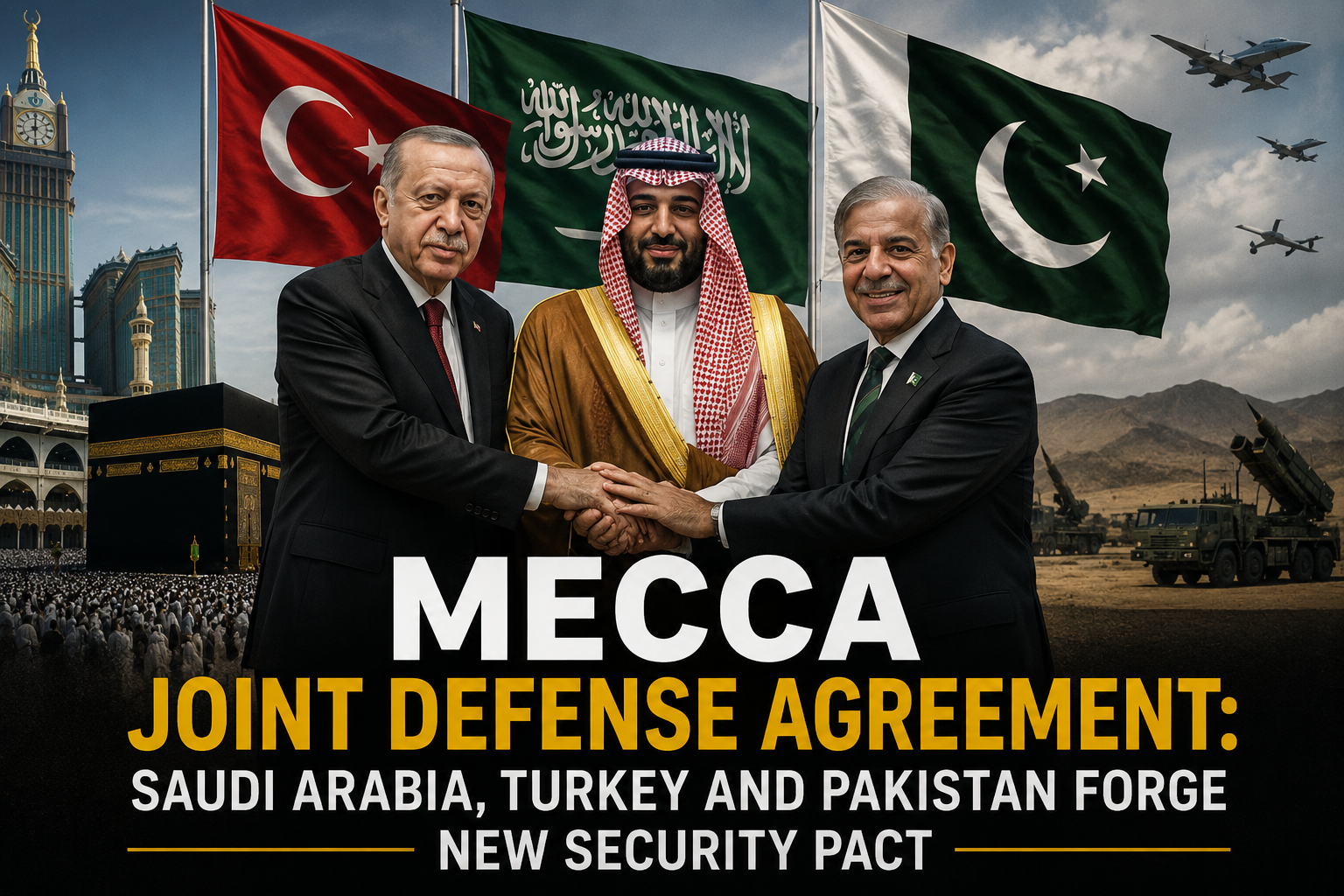 Mecca Joint Defense Agreement: Saudi Arabia, Turkey and Pakistan Forge New Security Pact