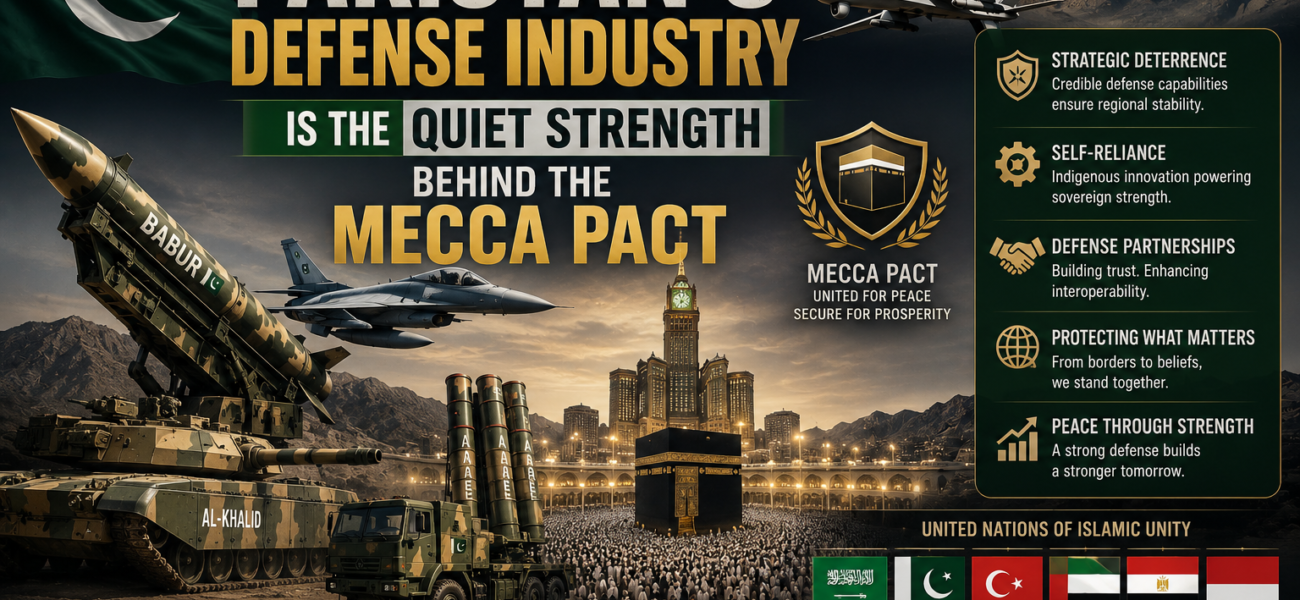 Pakistan’s Defense Industry Is the Quiet Strength Behind the Mecca Pact