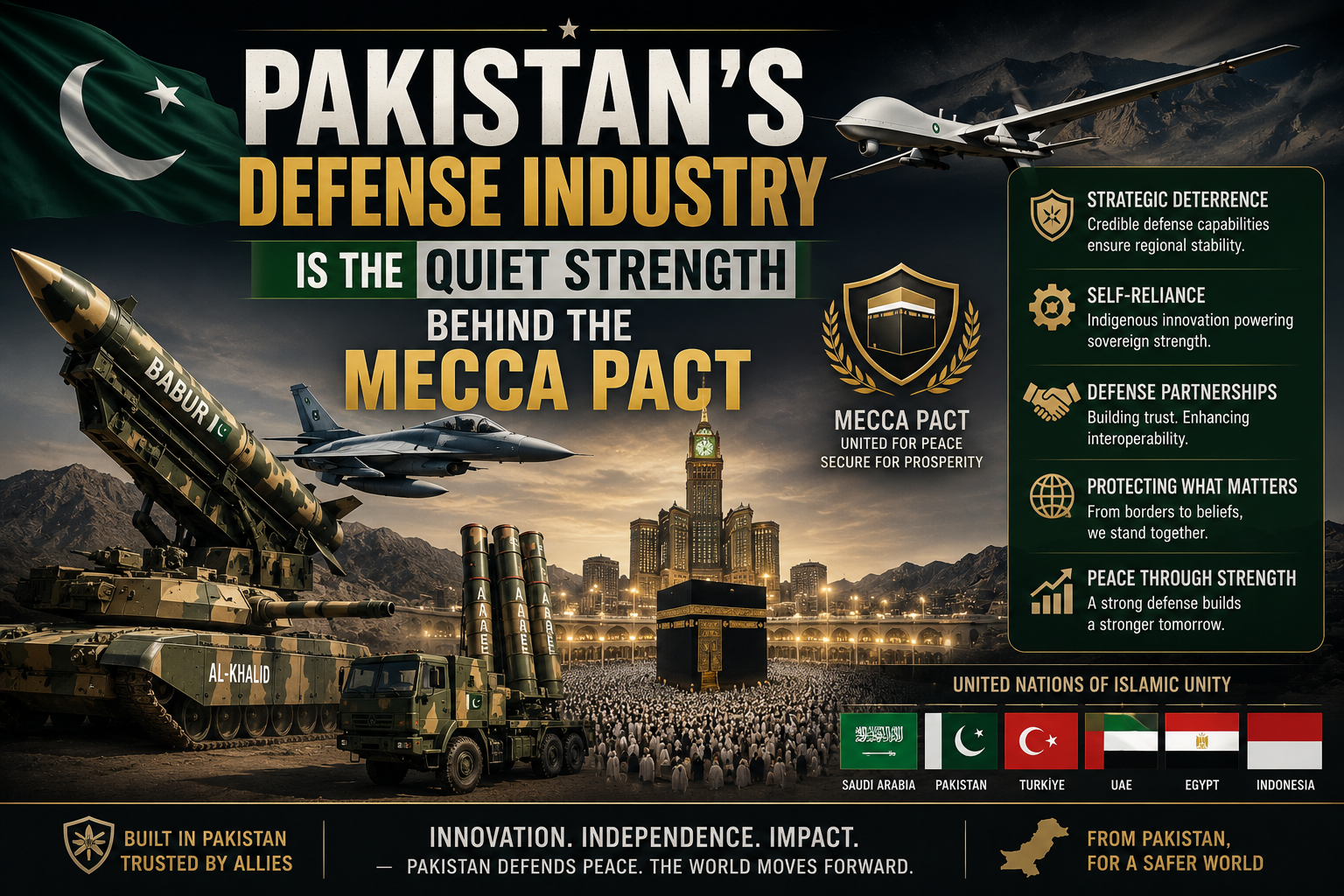Pakistan's Defense Industry Is the Quiet Strength Behind the Mecca Pact