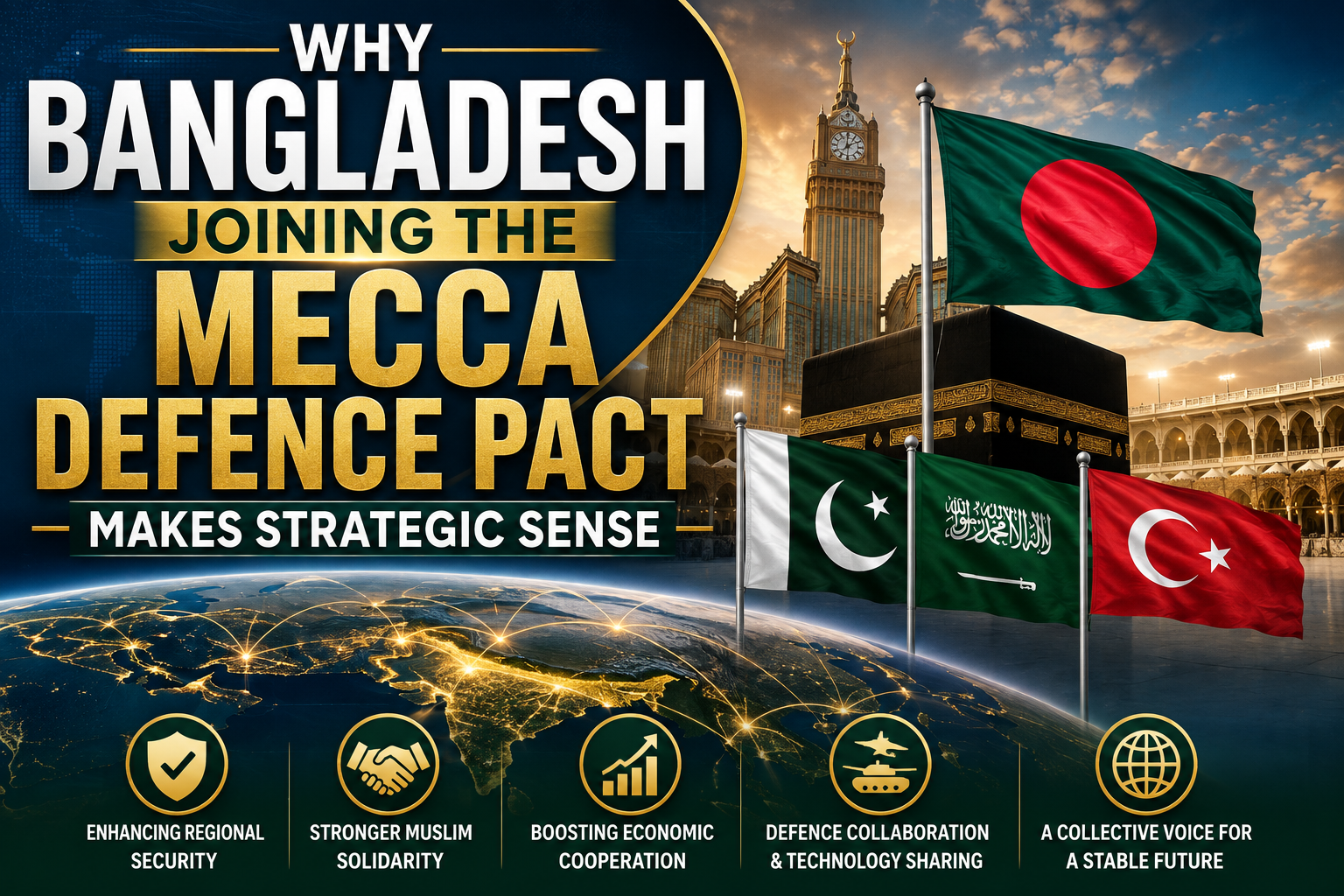 Why Bangladesh Joining the Mecca Defence Pact Makes Strategic Sense
