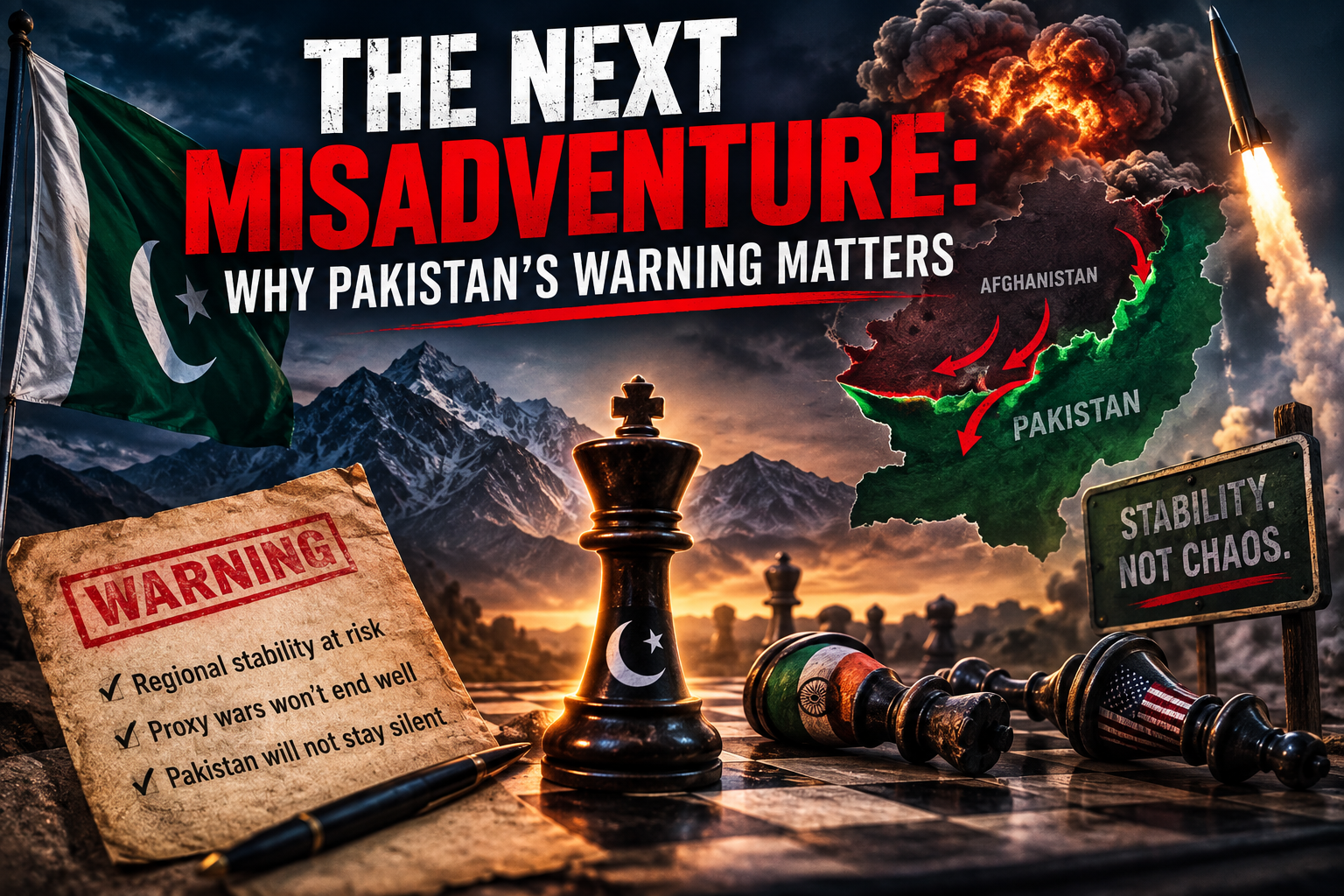 The Next Misadventure: Why Pakistan’s Warning Matters