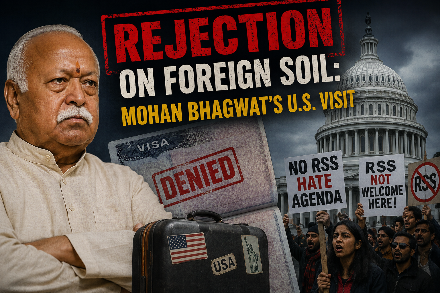 Rejection on Foreign Soil: Mohan Bhagwat’s U.S. Visit