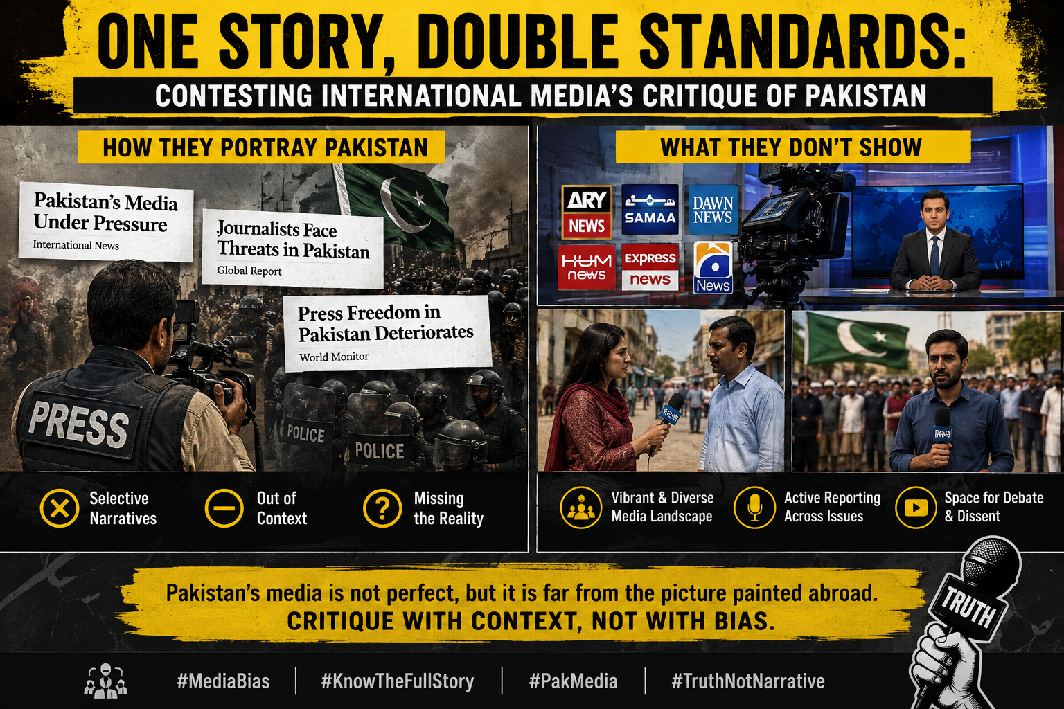 One Story, Double Standards: Contesting International Media’s Critique of Pakistan