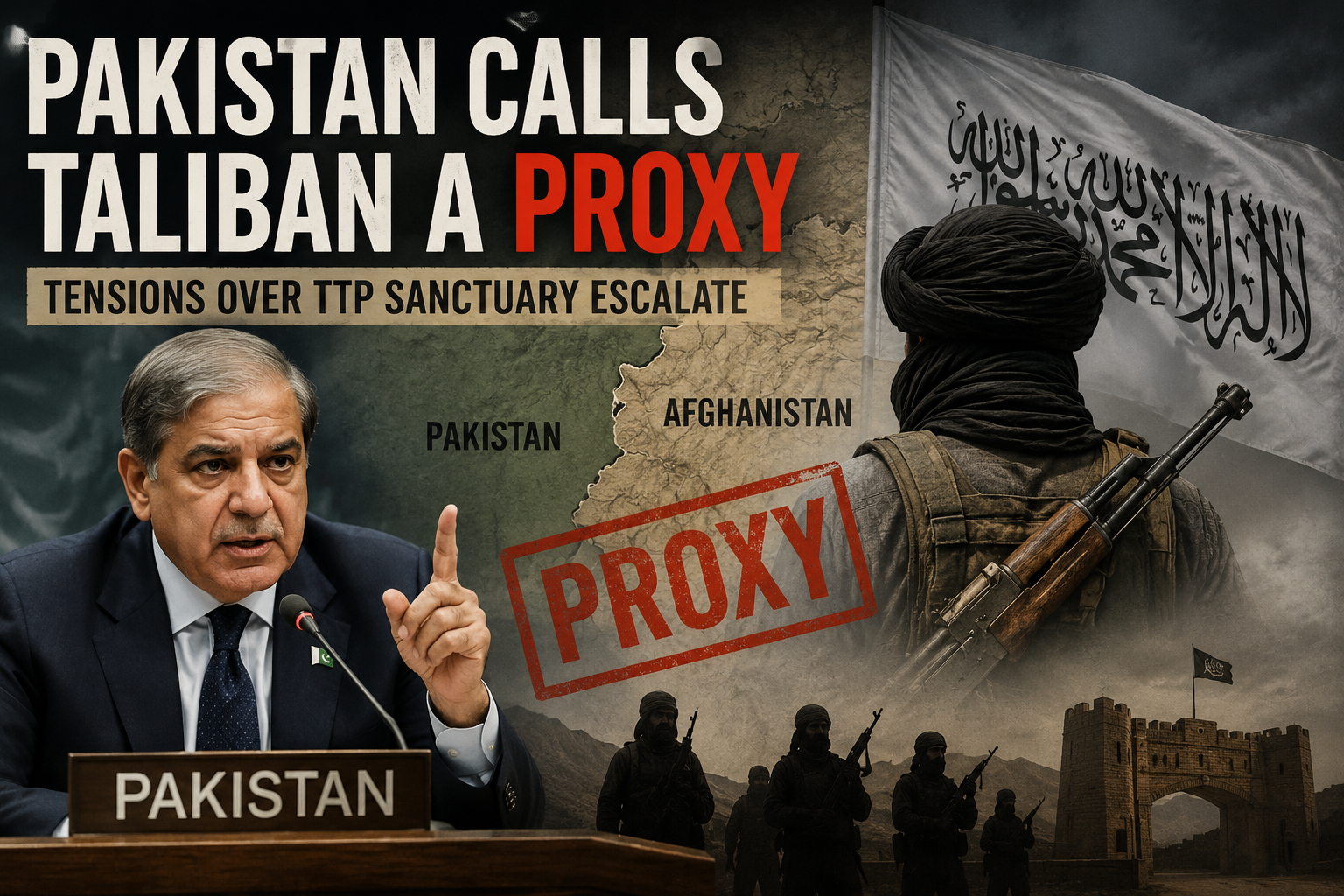 Pakistan Calls Taliban a Proxy as Tensions Over TTP Sanctuary Escalate