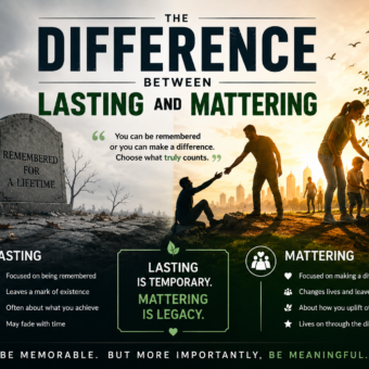 The Difference Between Lasting and Mattering