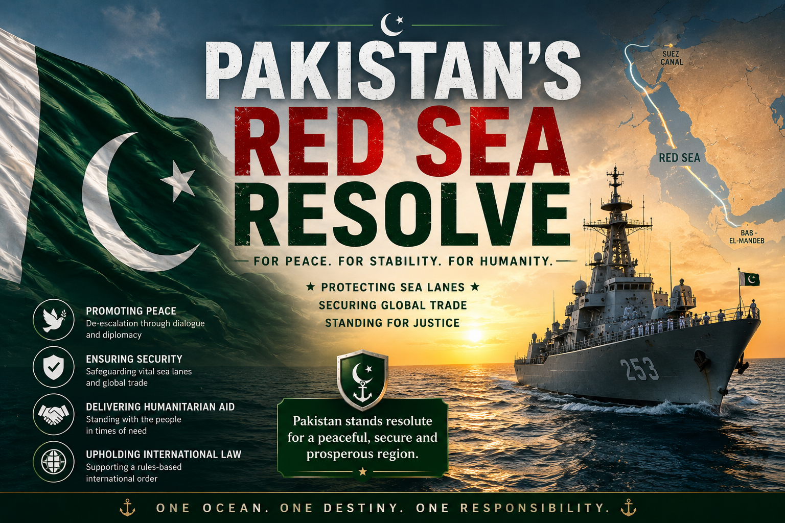 Pakistan's Red Sea Resolve