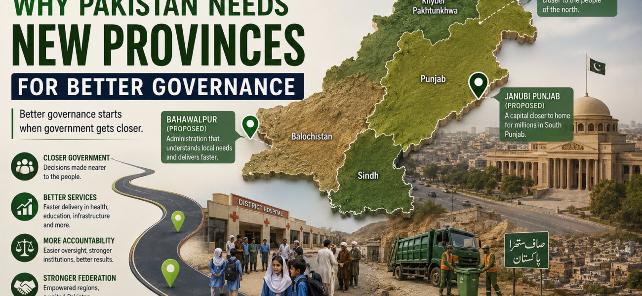 Closing the Distance: Why Pakistan Needs New Provinces for Better Governance Closing the Distance: Why Pakistan Needs New Provinces for Better Governance