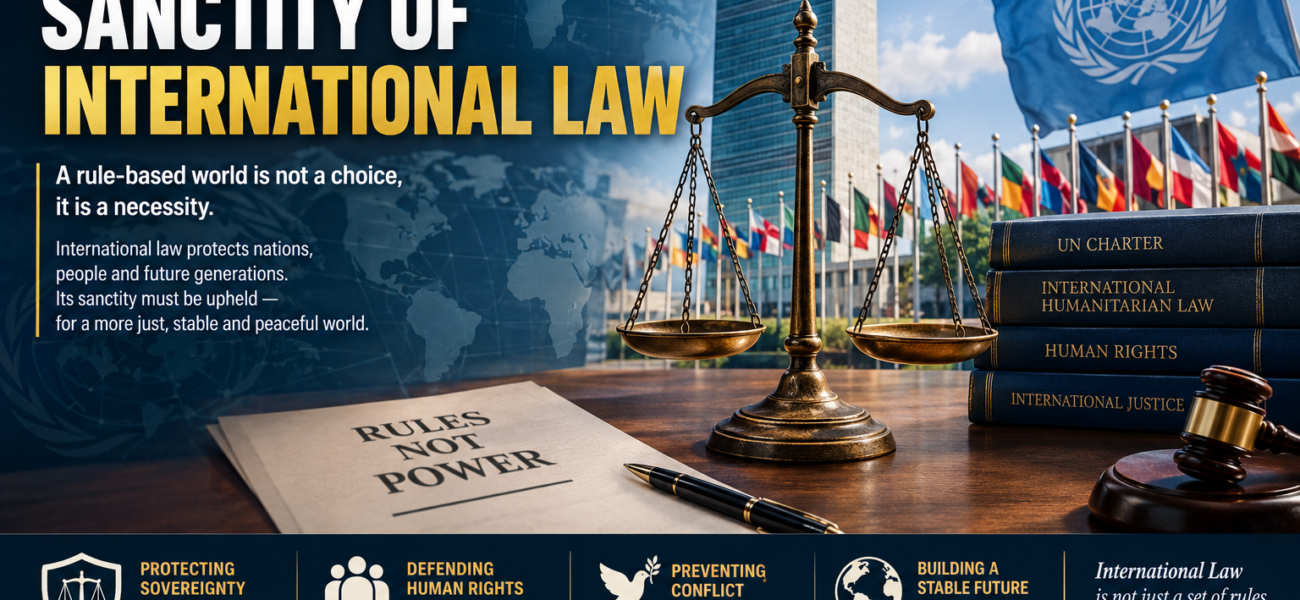Upholding the Sanctity of International Law Upholding the Sanctity of International Law