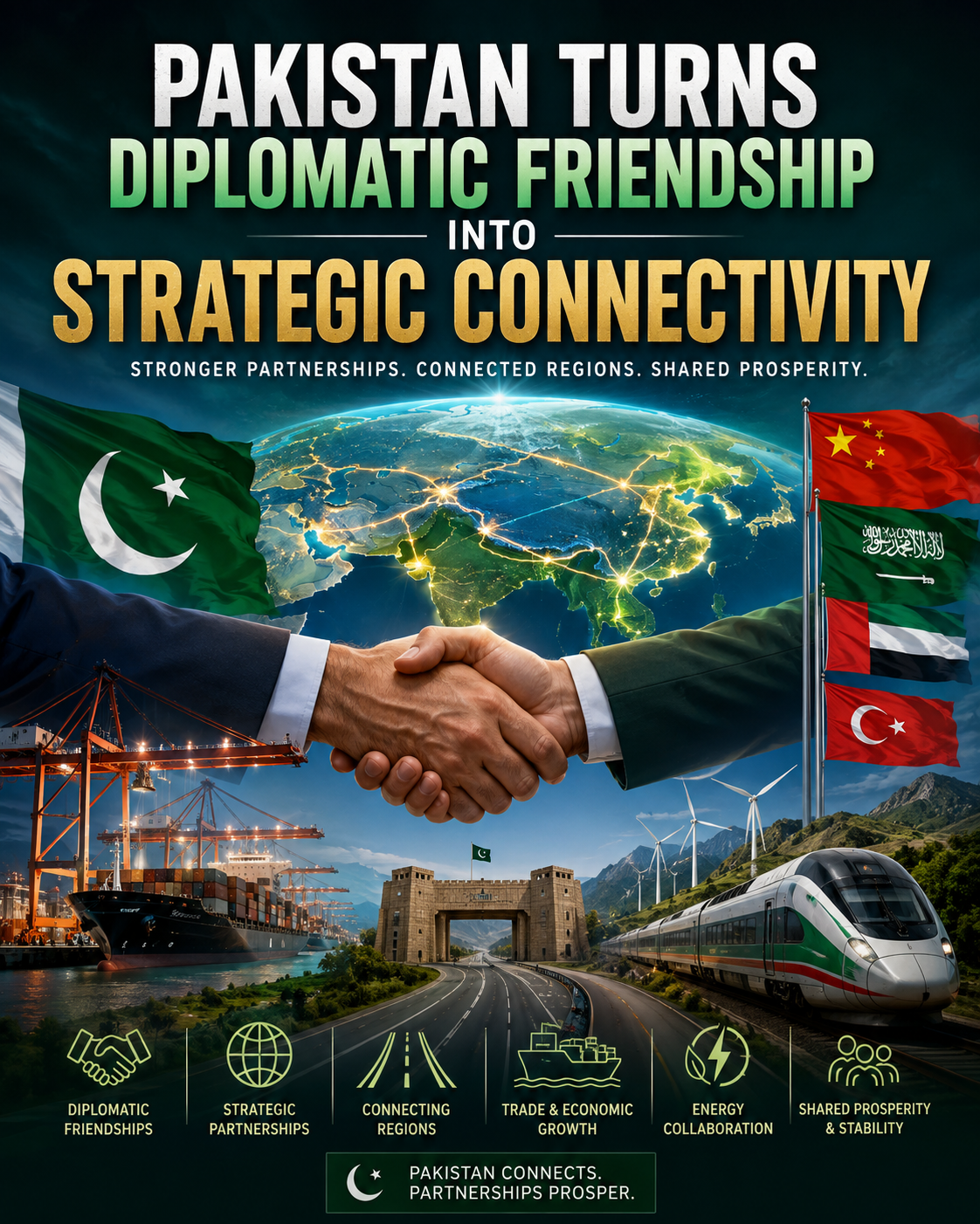 Pakistan Turns Diplomatic Friendship Into Strategic Connectivity Pakistan Turns Diplomatic Friendship Into Strategic Connectivity