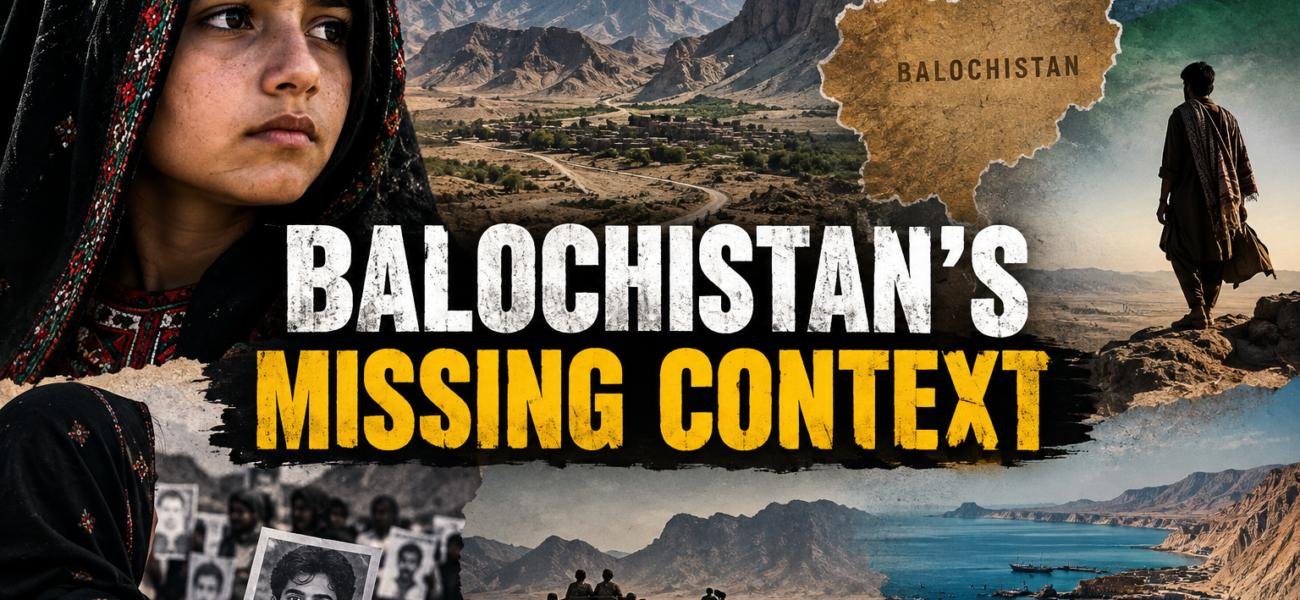 Balochistan’s Missing Context Balochistan’s Missing Context