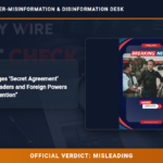 POLICY WIRE FACT CHECK: Viral Claim Alleges ‘Secret Agreement’ Between GOP Leaders and Foreign Powers at Midterm Convention