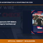 POLICY WIRE FACT CHECK: Viral Claim Misrepresents GOP Midterm Convention Coverage by FactCheck.org