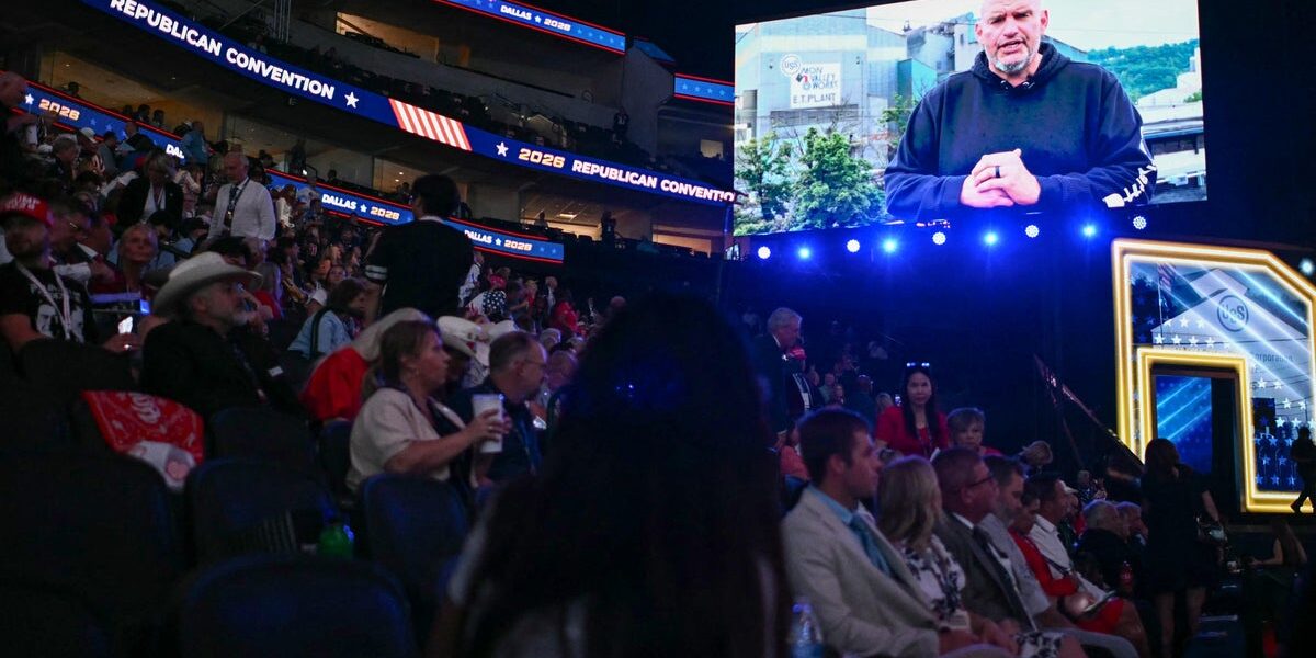 Fetterman Surprises RNC with Video Appearance, Vows to Work With Trump on Steel Fetterman Surprises RNC with Video Appearance, Vows to Work With Trump on Steel
