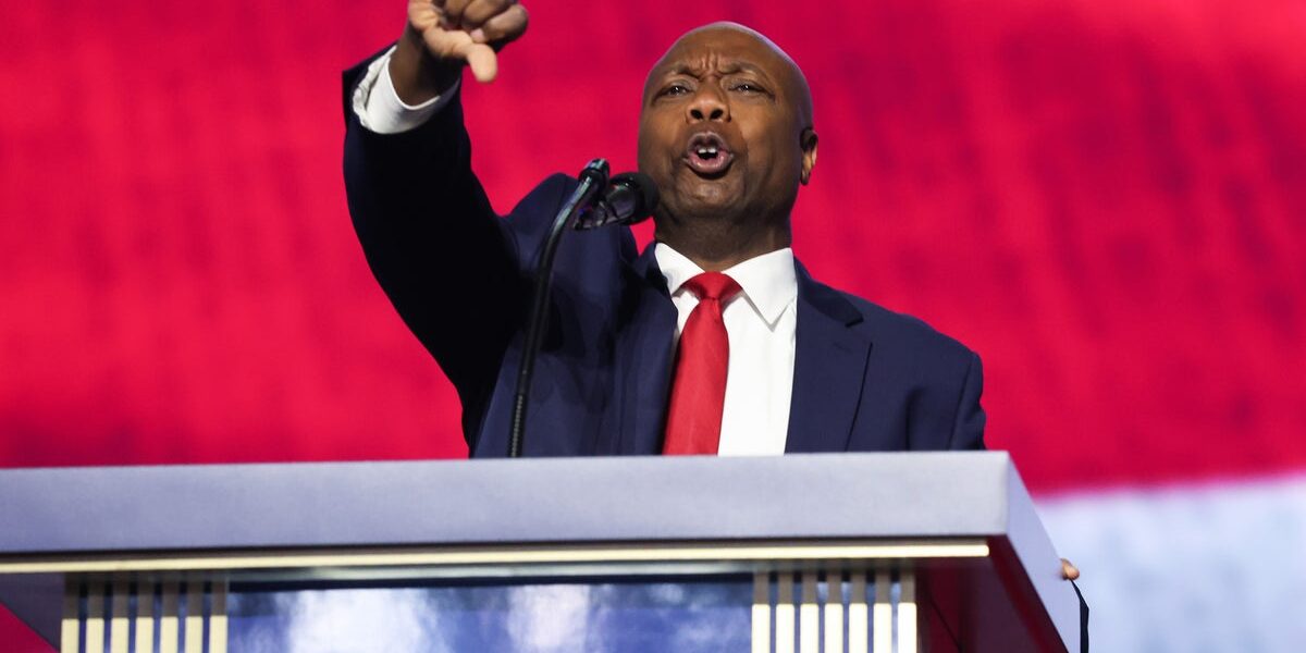 Tim Scott’s Over-the-Top Speech at GOP Convention Sparks Social Media Backlash Tim Scott’s Over-the-Top Speech at GOP Convention Sparks Social Media Backlash