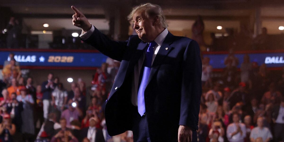 Trump Claims His Dallas Convention Outperformed NFL Opening Night in Ratings Trump Claims His Dallas Convention Outperformed NFL Opening Night in Ratings