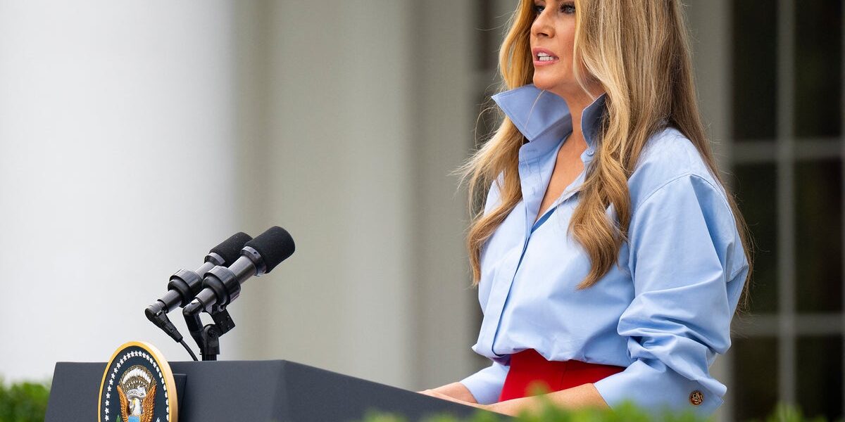 Melania Addresses White House Renovations Amid Trump’s Midterm Convention Absence Melania Addresses White House Renovations Amid Trump’s Midterm Convention Absence