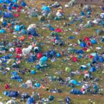 Reading Festival Aftermath: Thousands of Tents and Rubbish Left Behind Reading Festival Aftermath: Thousands of Tents and Rubbish Left Behind
