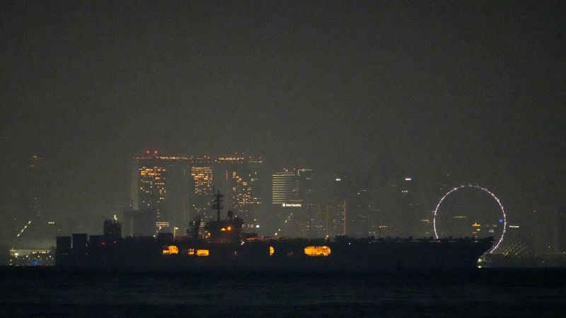USS Abraham Lincoln Docks in Thailand Following Extended Middle East Deployment