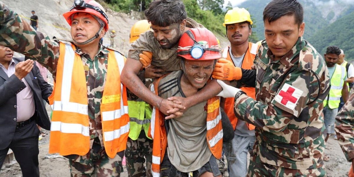Two Workers Rescued from Nepal Hydropower Tunnel Nine Days After Catastrophic Floods Two Workers Rescued from Nepal Hydropower Tunnel Nine Days After Catastrophic Floods