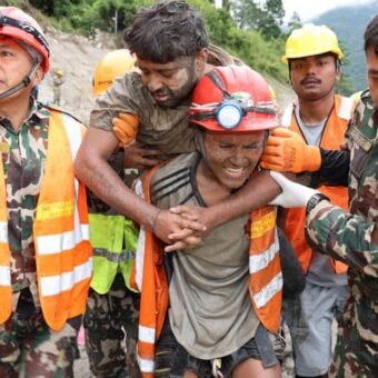 Two Workers Rescued from Nepal Hydropower Tunnel Nine Days After Catastrophic Floods