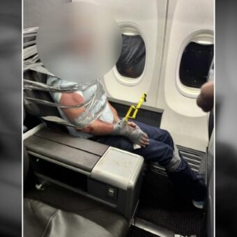 American Airlines Flight Diverted to Baltimore After Violent Passenger Restrained with Duct Tape American Airlines Flight Diverted to Baltimore After Violent Passenger Restrained with Duct Tape