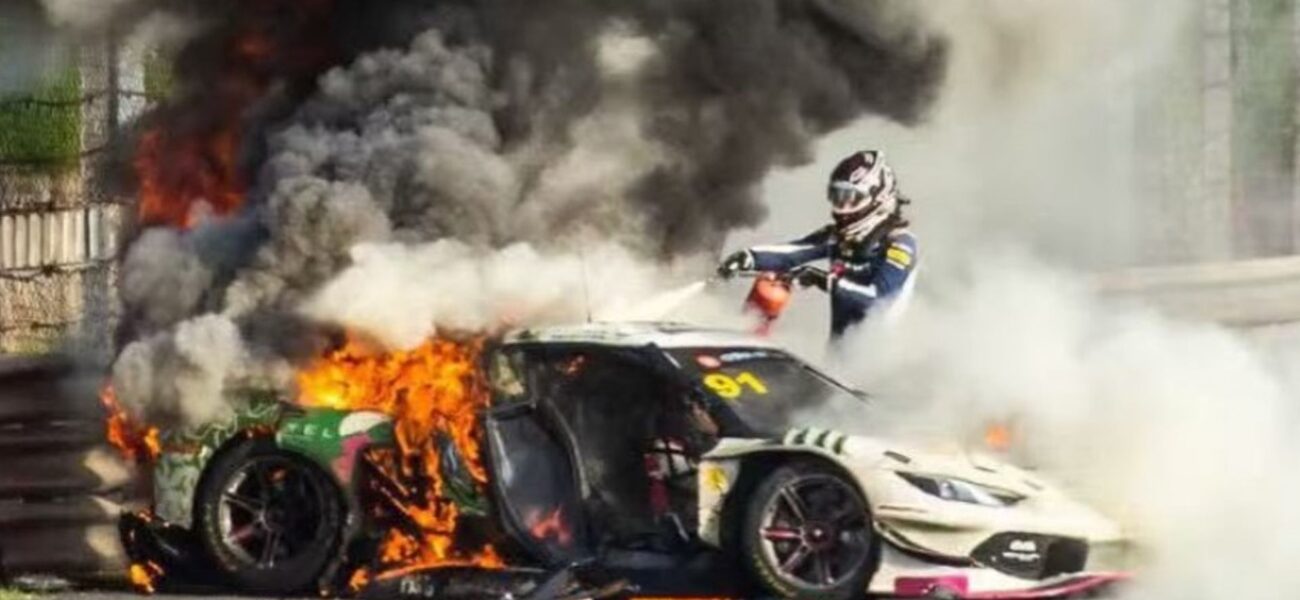 British Racing Driver Credits Rival for Saving His Life After Fiery Crash in Shanghai British Racing Driver Credits Rival for Saving His Life After Fiery Crash in Shanghai