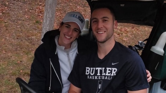 Caitlin Clark and Connor McCaffery Original Photo