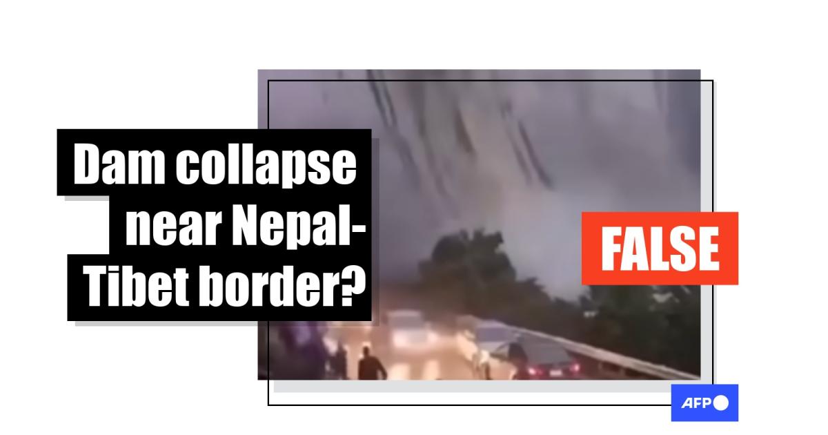 AFP Fact Check Nepal Flooding Video Investigation Image
