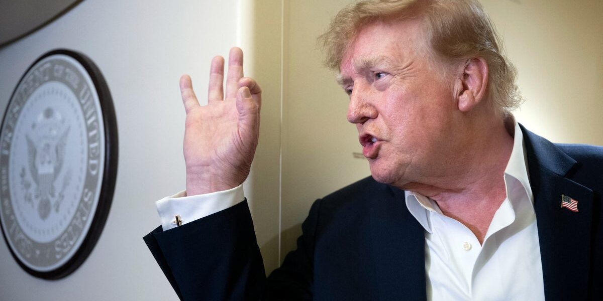 President Trump Shares Personal Air Force One Playlist with Press Corps