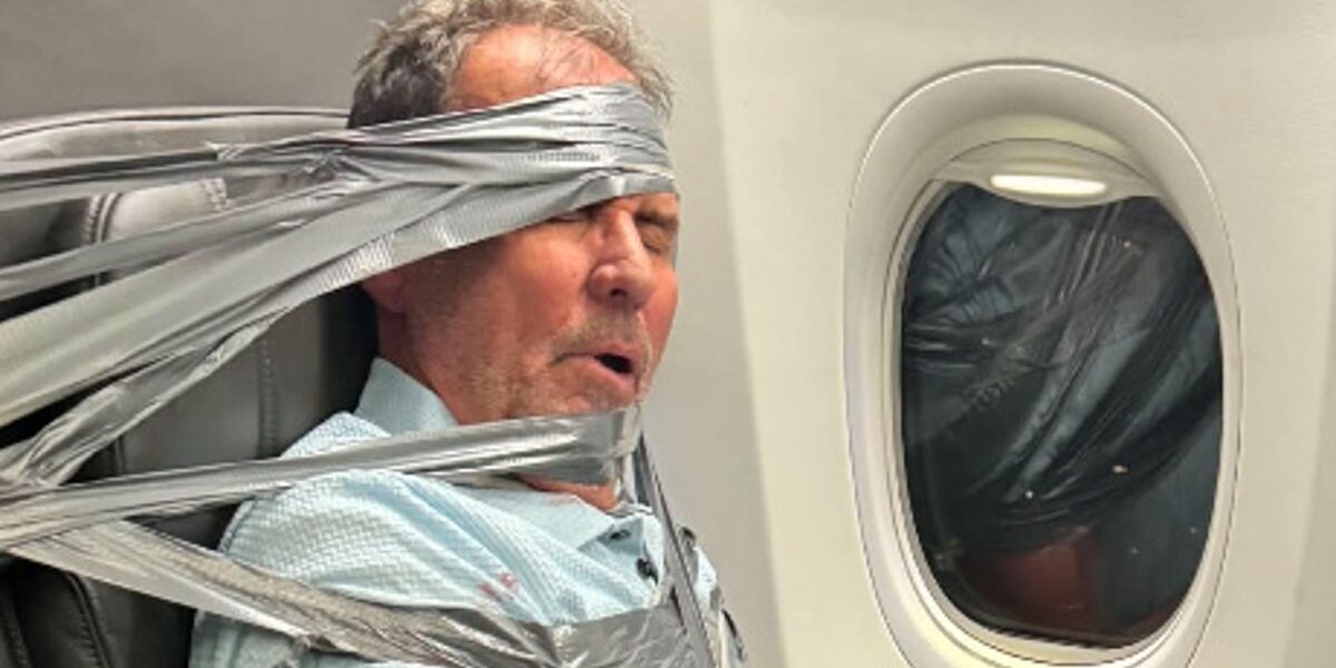 Man Duct-Taped on American Airlines Flight Speaks Out After Violent Outburst Man Duct-Taped on American Airlines Flight Speaks Out After Violent Outburst