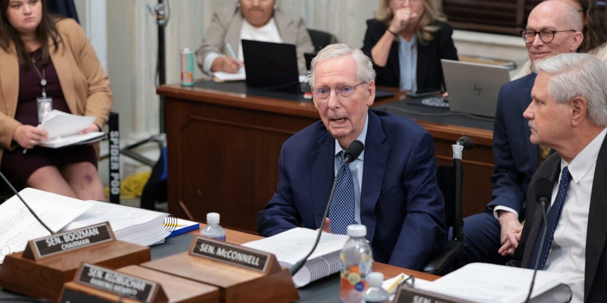Mitch McConnell Struggles During Senate Vote, Requires Assistance from Colleague