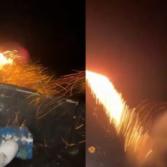 Video Reveals Fireworks Launched from Moving Truck Before Devastating Wildfire in Washington Video Reveals Fireworks Launched from Moving Truck Before Devastating Wildfire in Washington