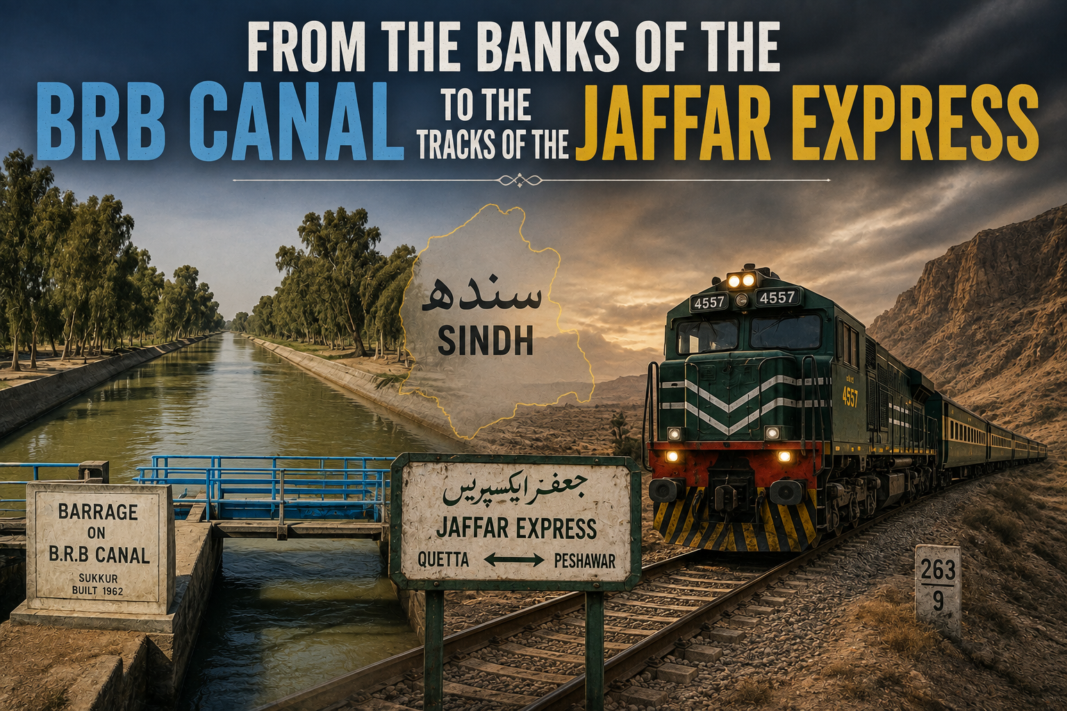 From the Banks of the BRB Canal to the Tracks of the Jaffar Express From the Banks of the BRB Canal to the Tracks of the Jaffar Express