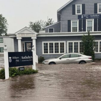 Severe Flooding Disrupts Commutes and Closes Airports in Coastal Northeast