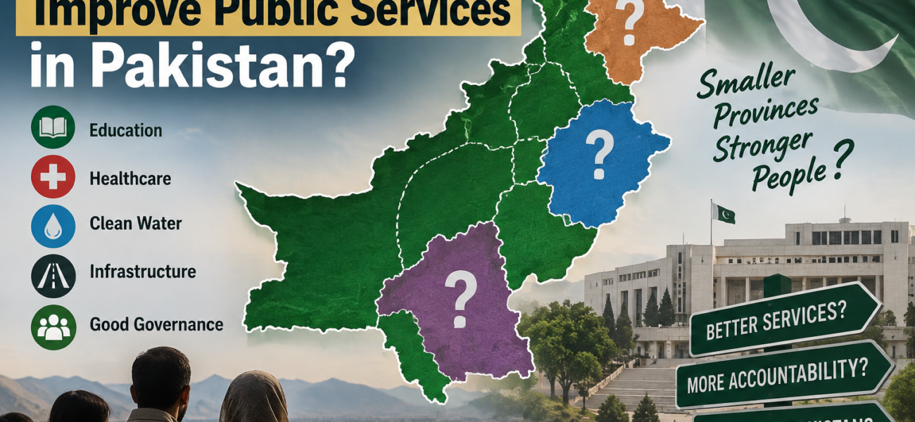 Can New Provinces Improve Public Services in Pakistan?