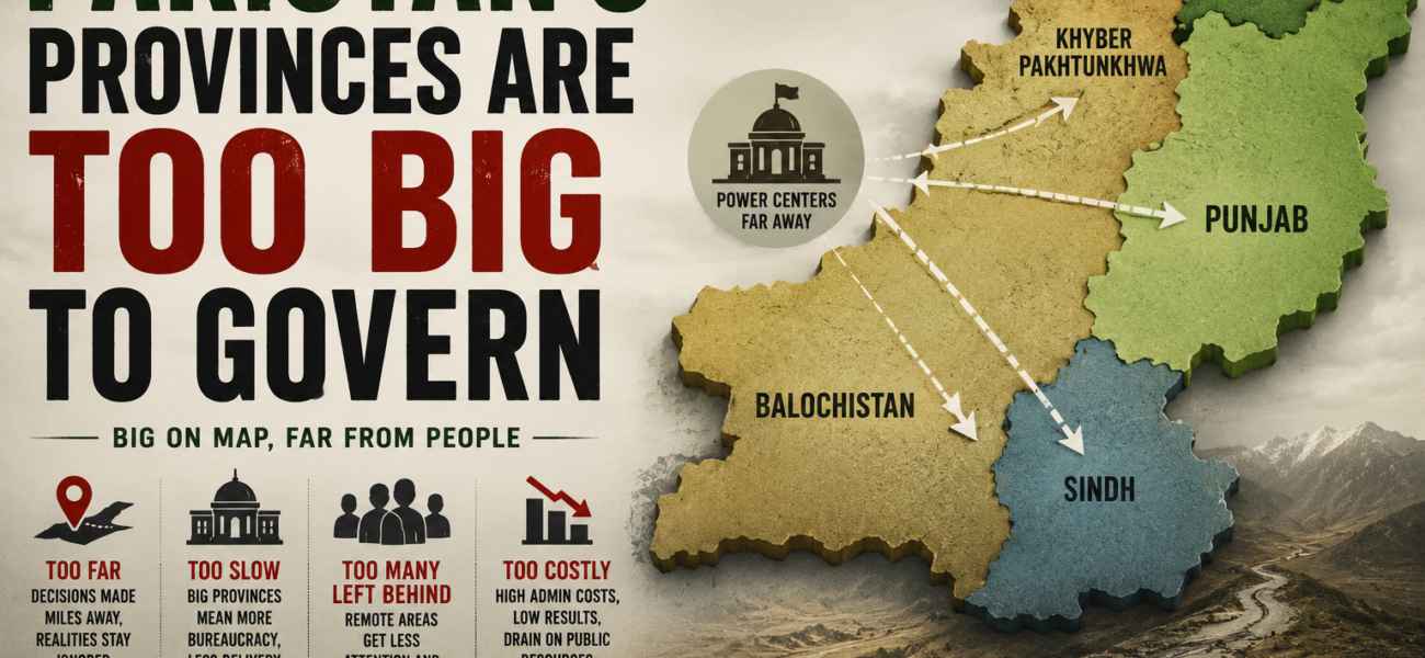 Pakistan’s Provinces Are Too Big to Govern