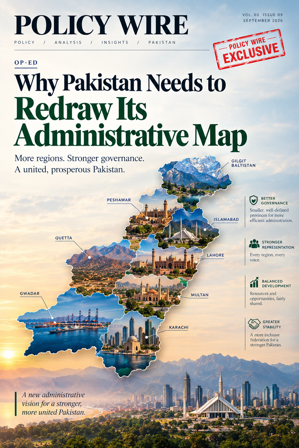 WHY PAKISTAN NEEDS TO REDRAW ITS ADMINISTRATIVE MAP WHY PAKISTAN NEEDS TO REDRAW ITS ADMINISTRATIVE MAP