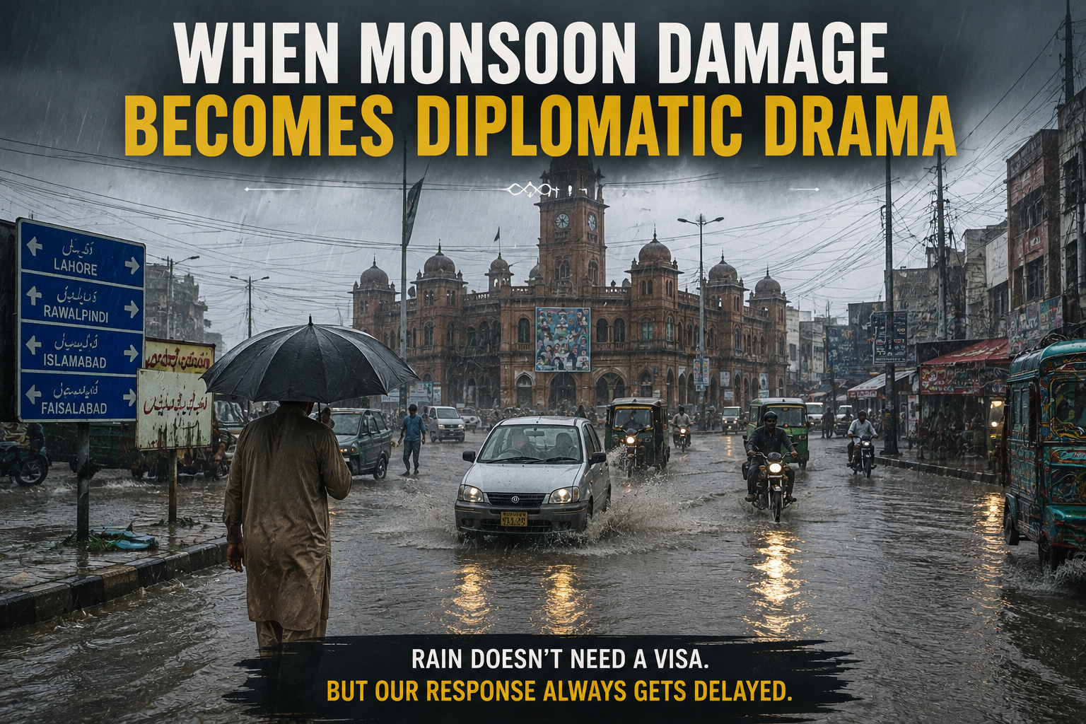 When Monsoon Damage Becomes Diplomatic Drama