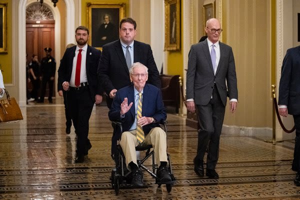 Sen. McConnell Returns to Senate After Three-Month Recovery from Fall