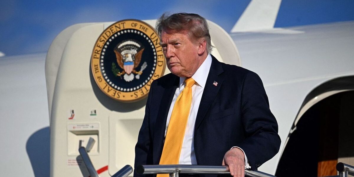 POLICY WIRE FACT CHECK: Vulgar sign awaits Trump on his Ireland flight path?