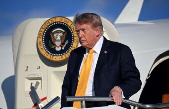 POLICY WIRE FACT CHECK: Vulgar sign awaits Trump on his Ireland flight path?
