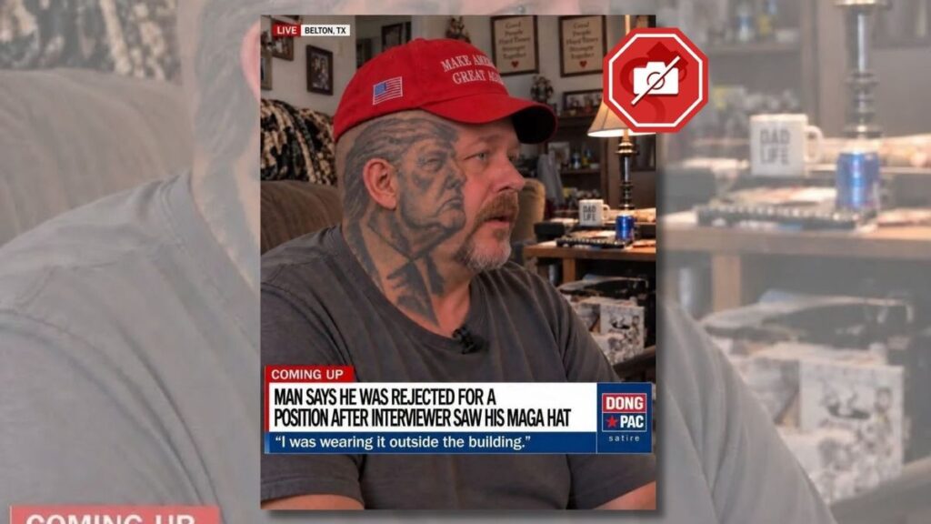 POLICY WIRE FACT CHECK: Did a man with a Trump face tattoo lose a job over his MAGA hat? POLICY WIRE FACT CHECK: Did a man with a Trump face tattoo lose a job over his MAGA hat?