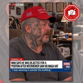 POLICY WIRE FACT CHECK: Did a man with a Trump face tattoo lose a job over his MAGA hat? POLICY WIRE FACT CHECK: Did a man with a Trump face tattoo lose a job over his MAGA hat?
