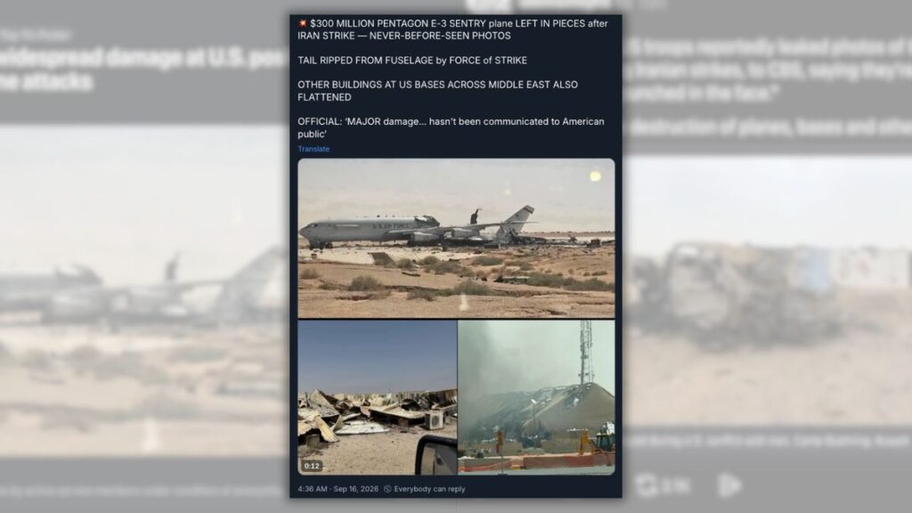 POLICY WIRE FACT CHECK: ‘Leaked’ Photos Allegedly Show Iranian Damage to U.S. Bases in the Middle East POLICY WIRE FACT CHECK: ‘Leaked’ Photos Allegedly Show Iranian Damage to U.S. Bases in the Middle East