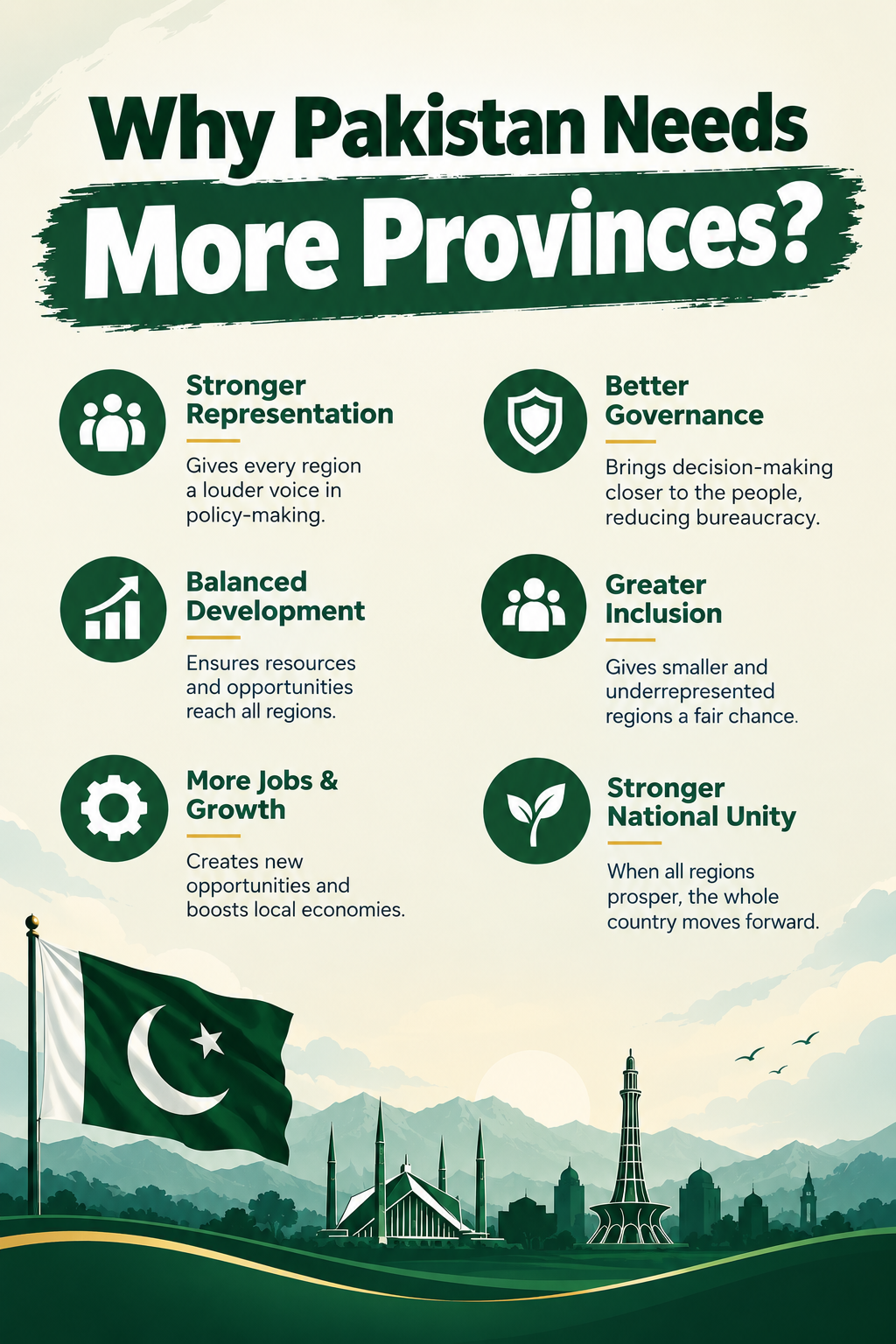Why Pakistan Needs More Provinces?
